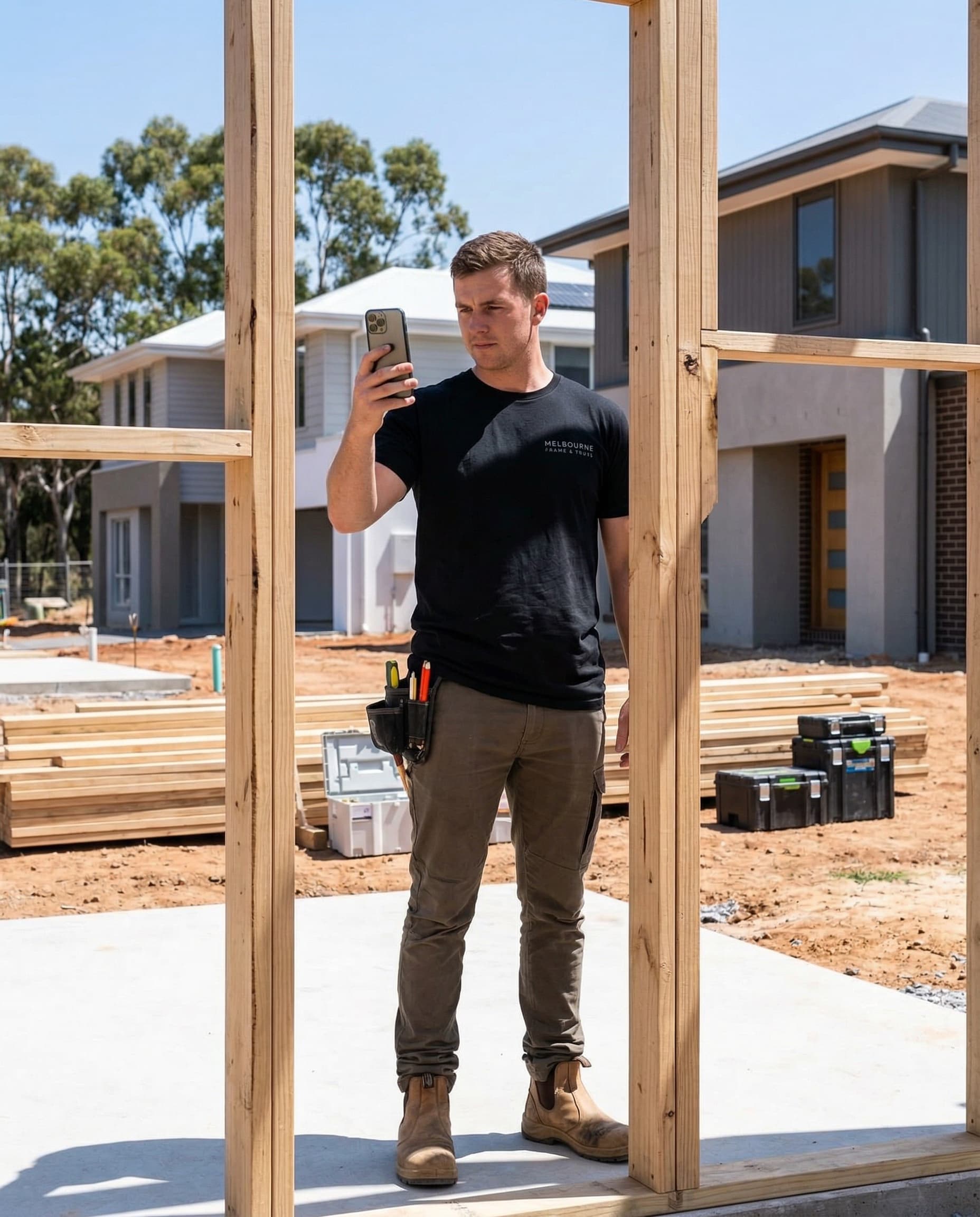 TradeStack construction workflow overview