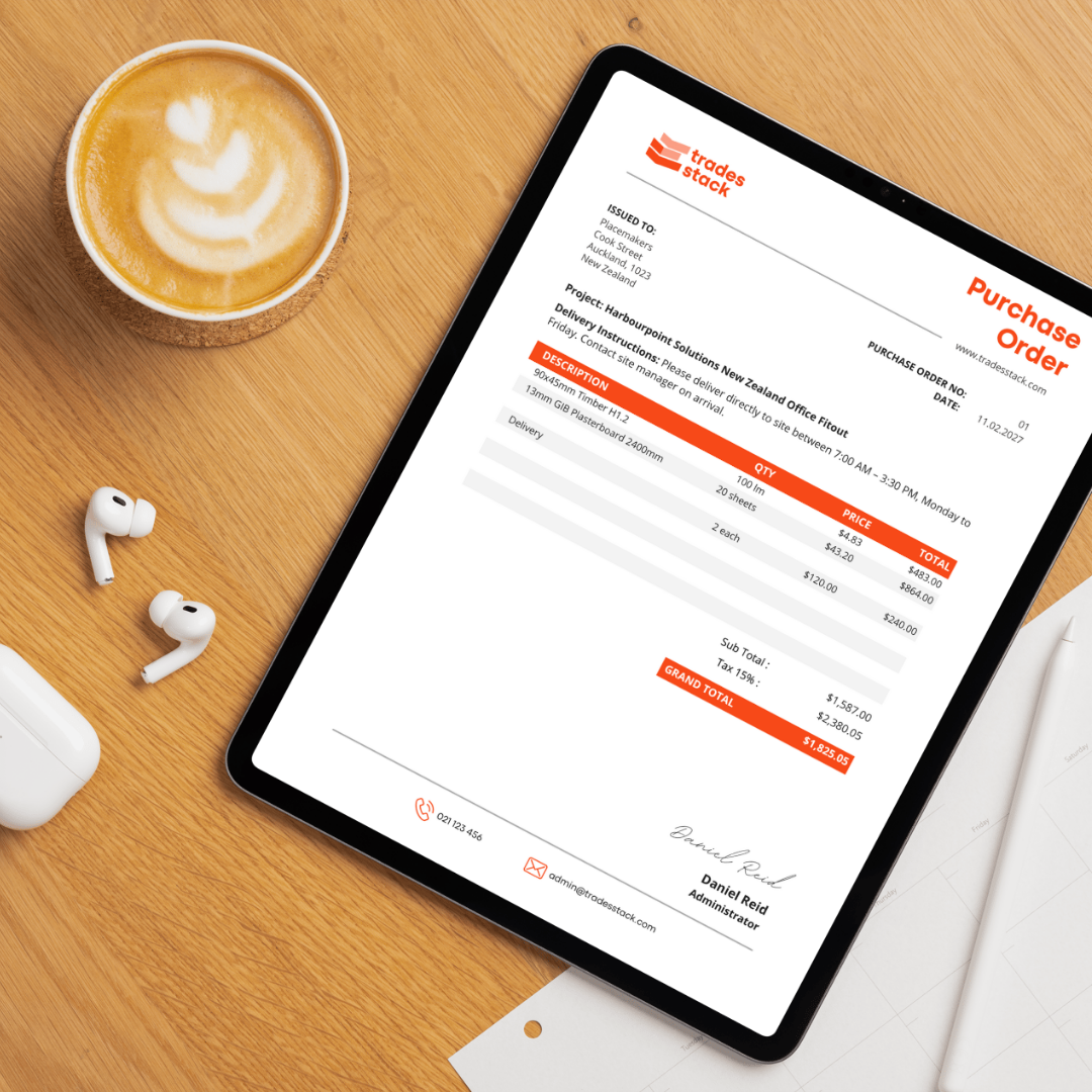 Purchase Order Form Template