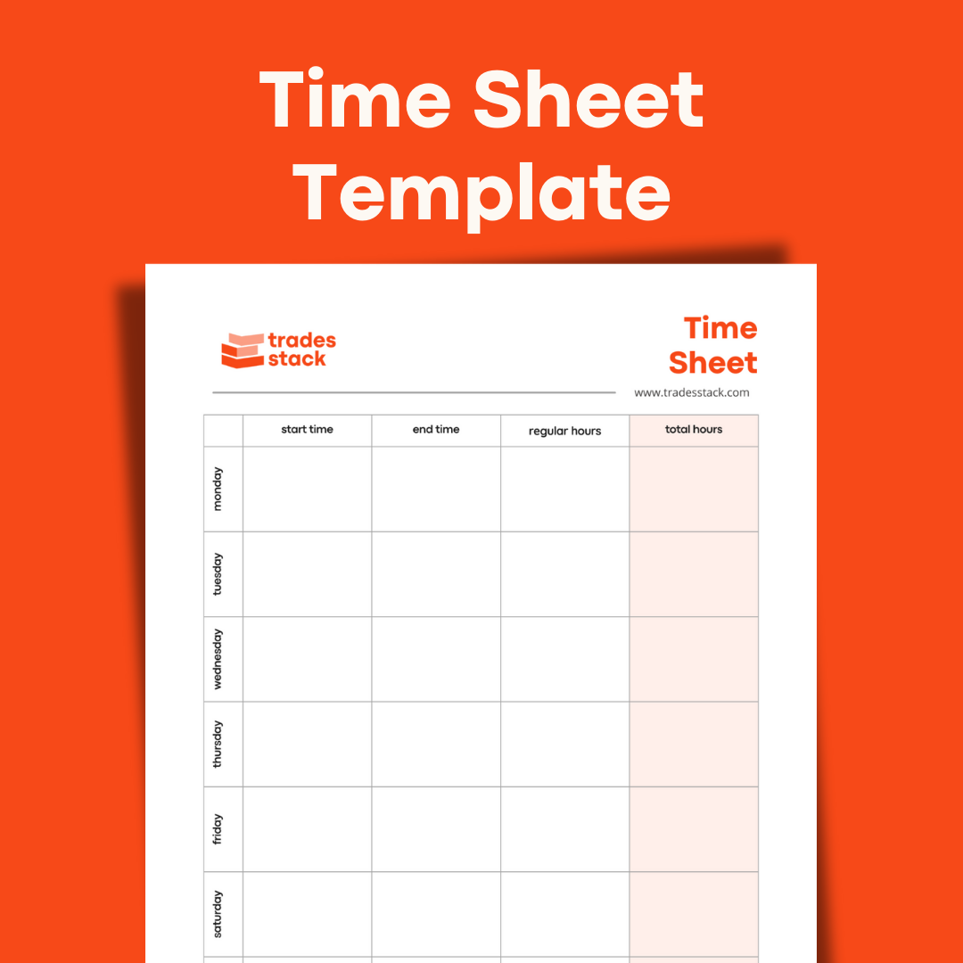 Time Sheet Template
