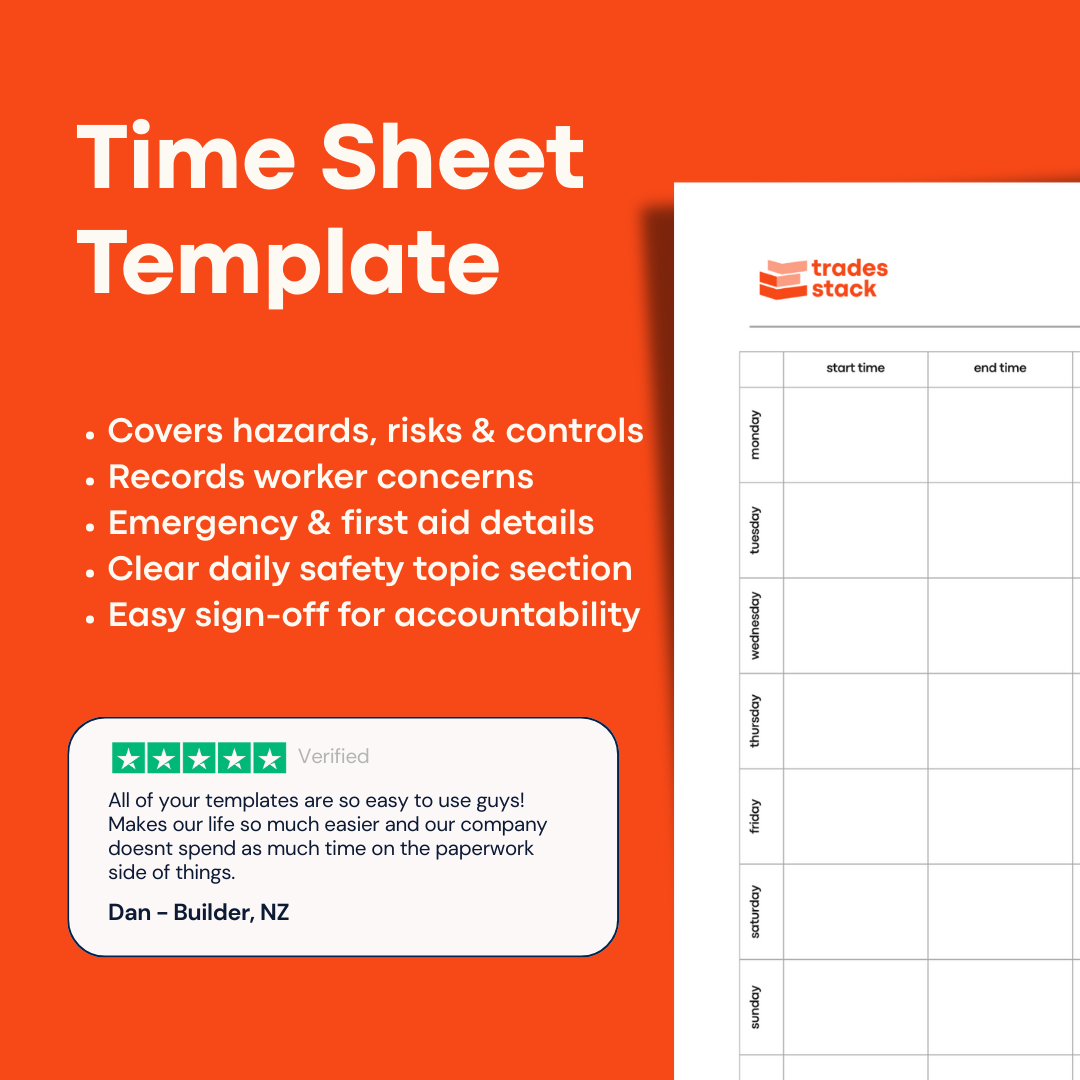 Time Sheet Template