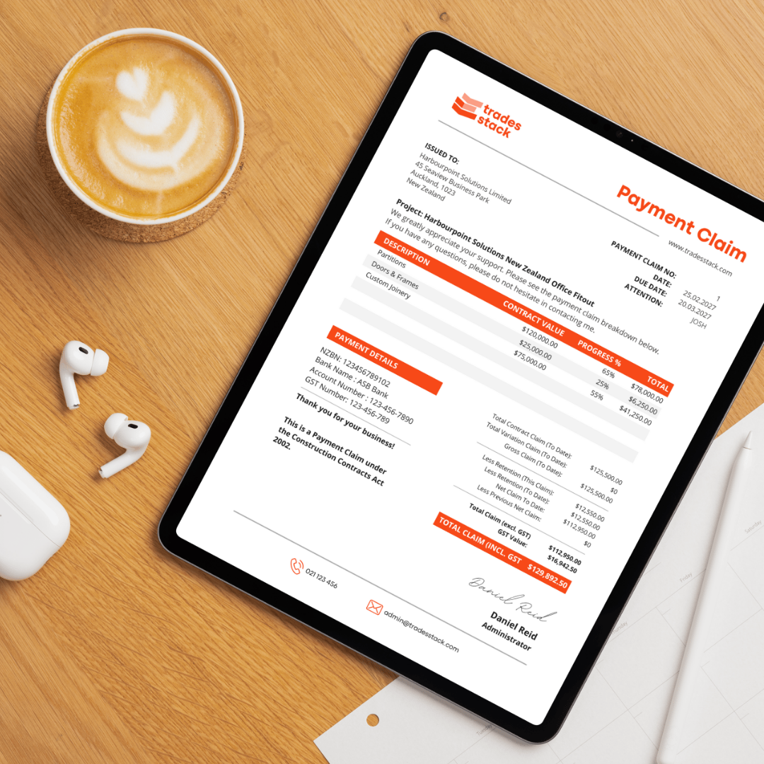 Payment Claim Form Template