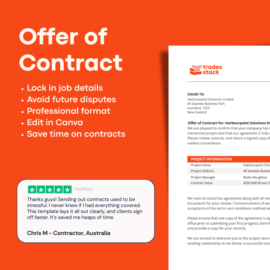 Offer of Contract Template